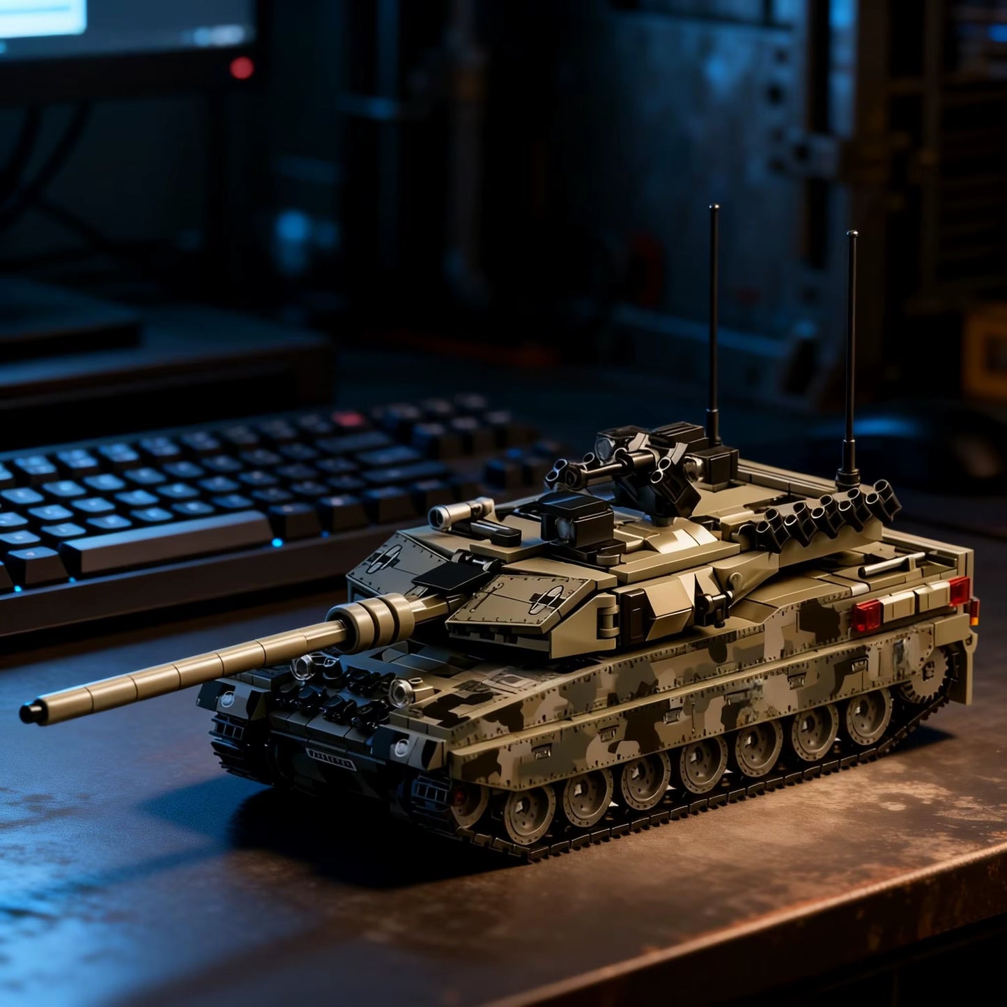 Leopard 2A7 – Vue d’ensemble – Kit blocs