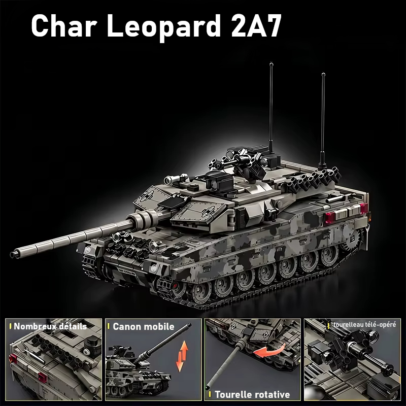 Leopard 2A7 – détails - multiples – Kit blocs