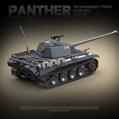 Char Panther vue arriere Battlebricks