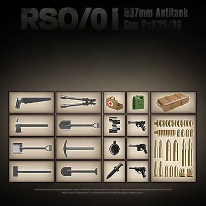 RSO PAK35 détails accessoires Battlebricks