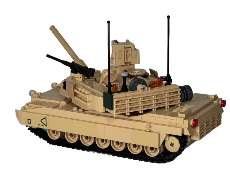 Abrams 1A2 – Vue d’ensemble – Kit blocs
