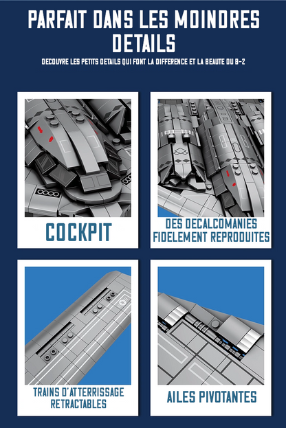 B‑2 Spirit – Détails multiples – Kit blocs