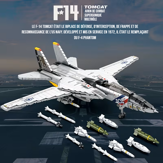 F‑14 Tomcat – Vue d’ensemble – Kit blocs