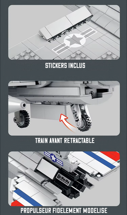 F‑16 Fighting Falcon – Détails multiples – Kit blocs