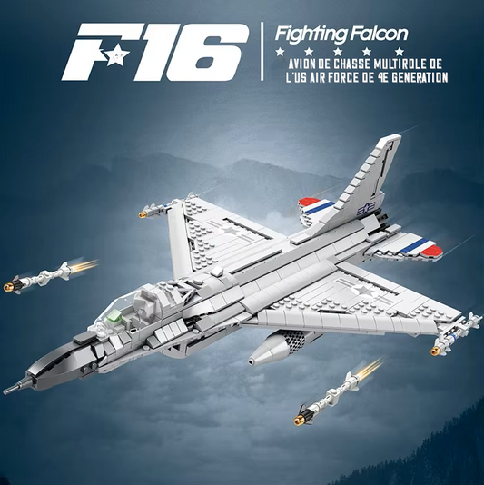 F‑16 Fighting Falcon – Vue d’ensemble – Kit blocs
