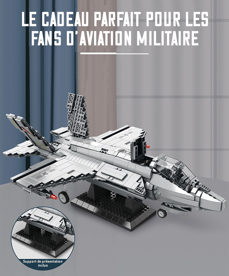 F‑35 Lightning II – Détail socle – Kit blocs