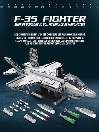 F‑35 Lightning II – Vue d’ensemble – Kit blocs