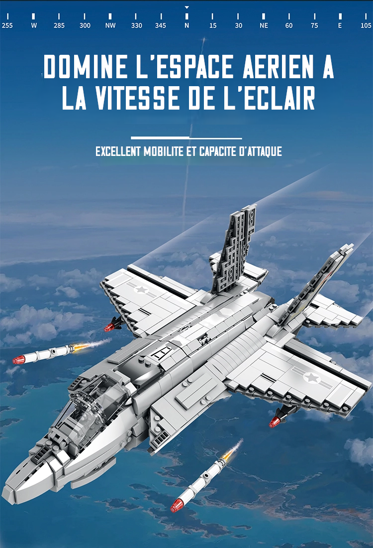 F‑35 Lightning II – Mise en scène – Kit blocs