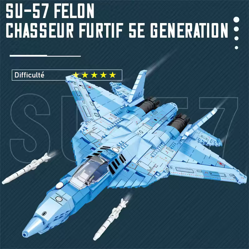 Su‑57 – Mise en scène – Kit blocs