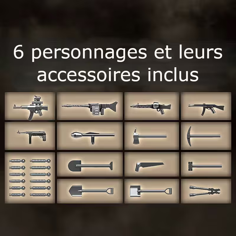 sturmtiger ww2 en briques vue détails et présentations des accessoires battlebricks